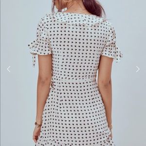 For love &lemons Sweetheart Wrap Mini Dress